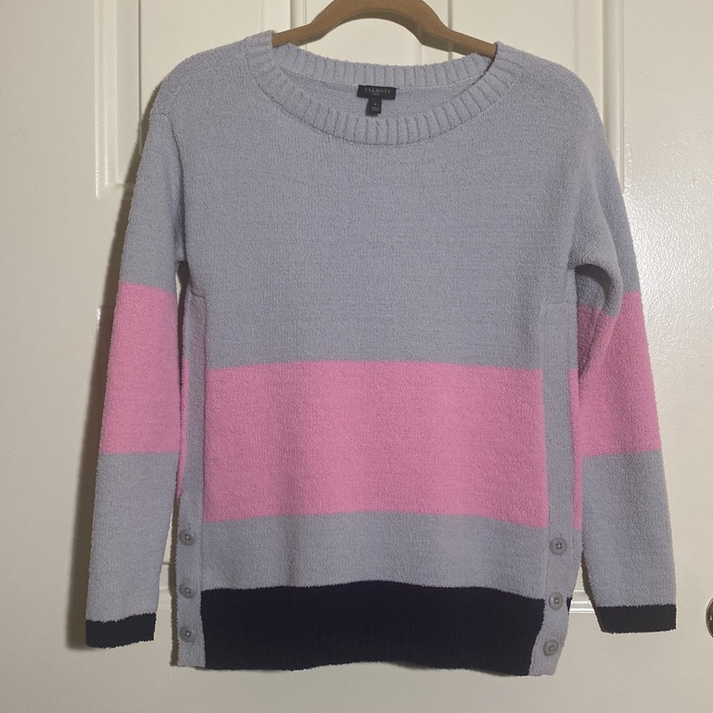 NWT Talbots Button Side Sweater